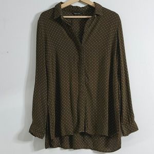 🤎 3/$20 🤎 NEW LOOK Polka Dot Blouse